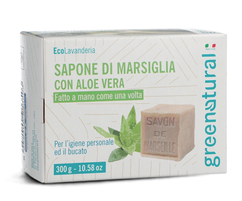 Sapone Vegetale di MARSIGLIA con ALOE - 300 g