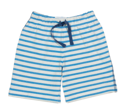 pantaloncino cotone bio righe