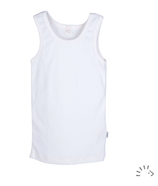 Iobio Popolini Canottiera bimbi ecrù