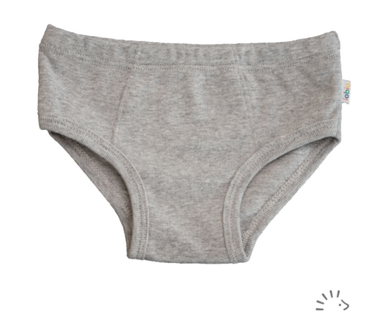 Iobio Popolini Slip bimbo cotone grigio mélange
