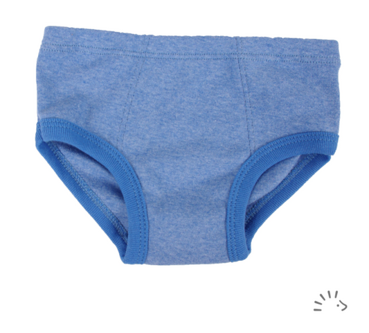 Iobio Popolini Slip bimbo cotone azzurro mélange