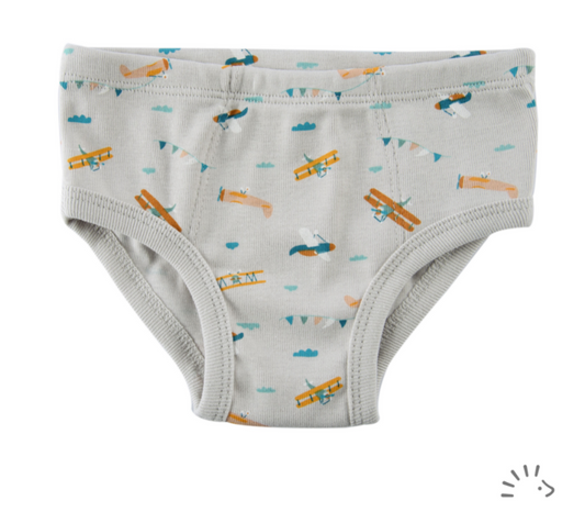 Iobio Popolini Slip bimbo cotone aeroplani