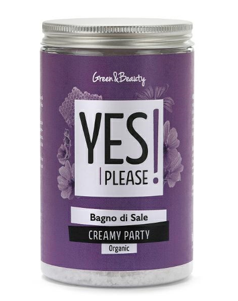 BAGNO DI SALE CREAMY PARTY-IDRATANTE - Fiori di Malva - 440g