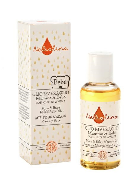 NEBIOLINA Olio Massaggio Mamma & Bebè - 100ml - NEW
