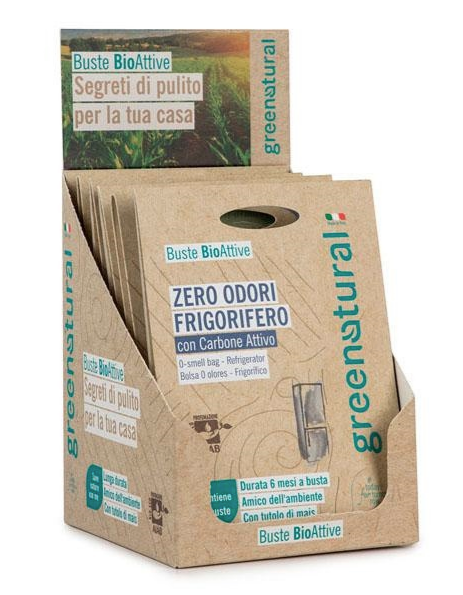 BUSTE BIOATTIVE ZERO ODORI FRIGORIFERO - 1 busta con 3 Profumatori