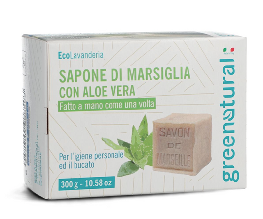 Sapone Vegetale di MARSIGLIA con ALOE - 300 g