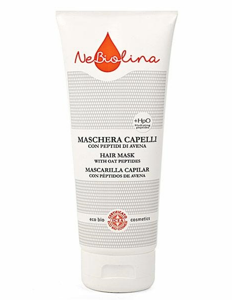 NEBIOLINA Maschera CAPELLI con peptidi d'avena - 200ml