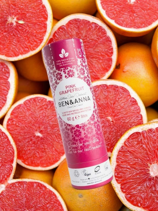 Ben & Anna deodorante solido in cartone Pink Grapefruit