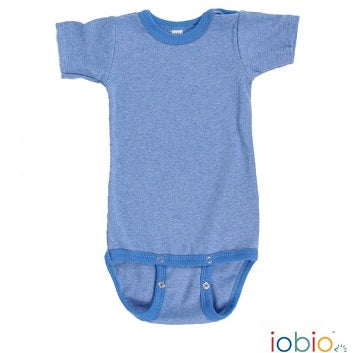 body cotone bio azzurro melange