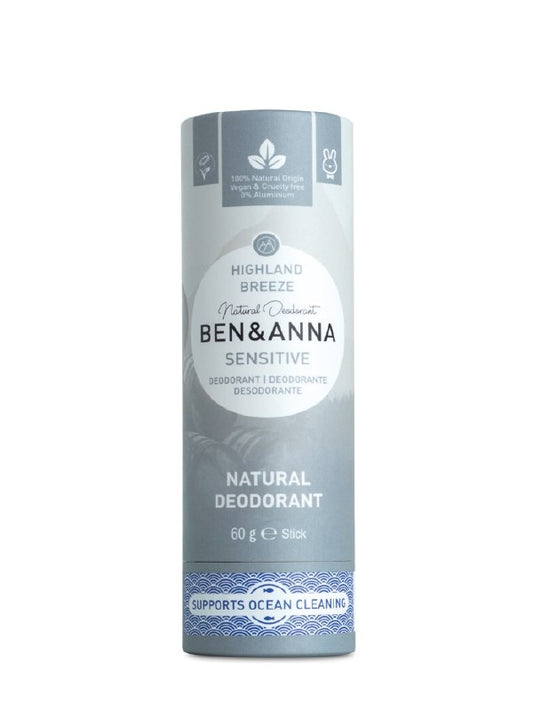 Ben & Anna deodorante solido in cartone Highland Breeze