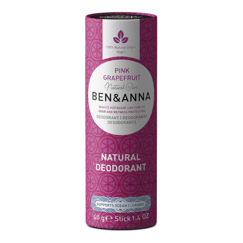 Ben & Anna deodorante solido in cartone NEW  Pink Grapefruit
