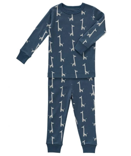 pigiama due pezzi cotone bio giraffa